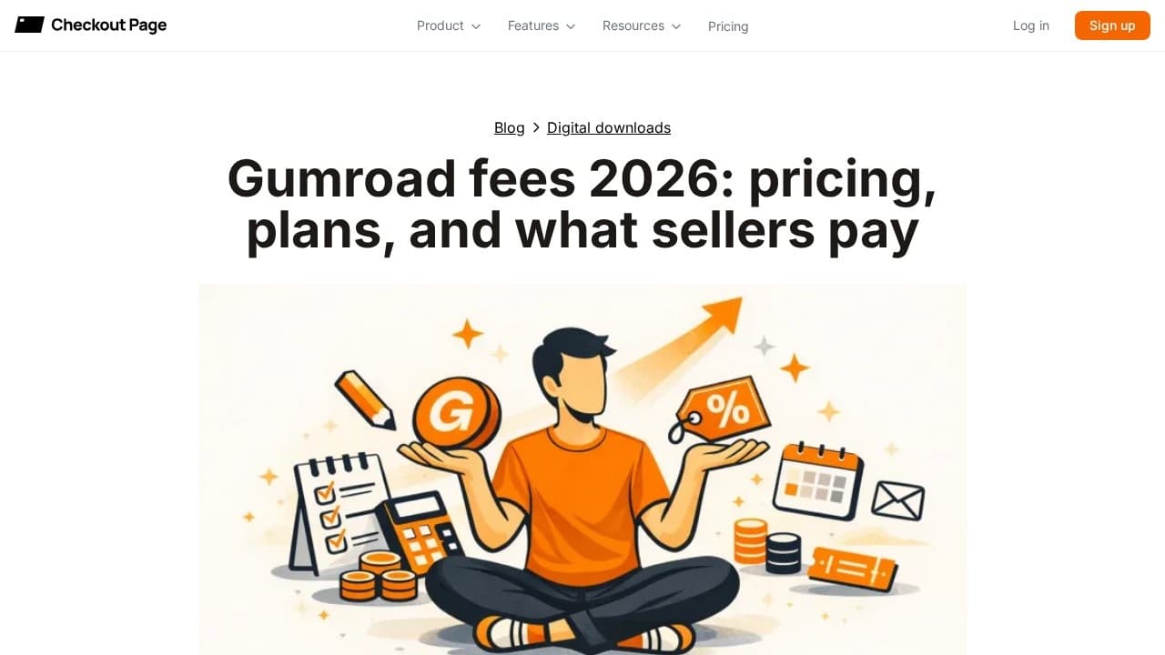Gumroad website screenshot