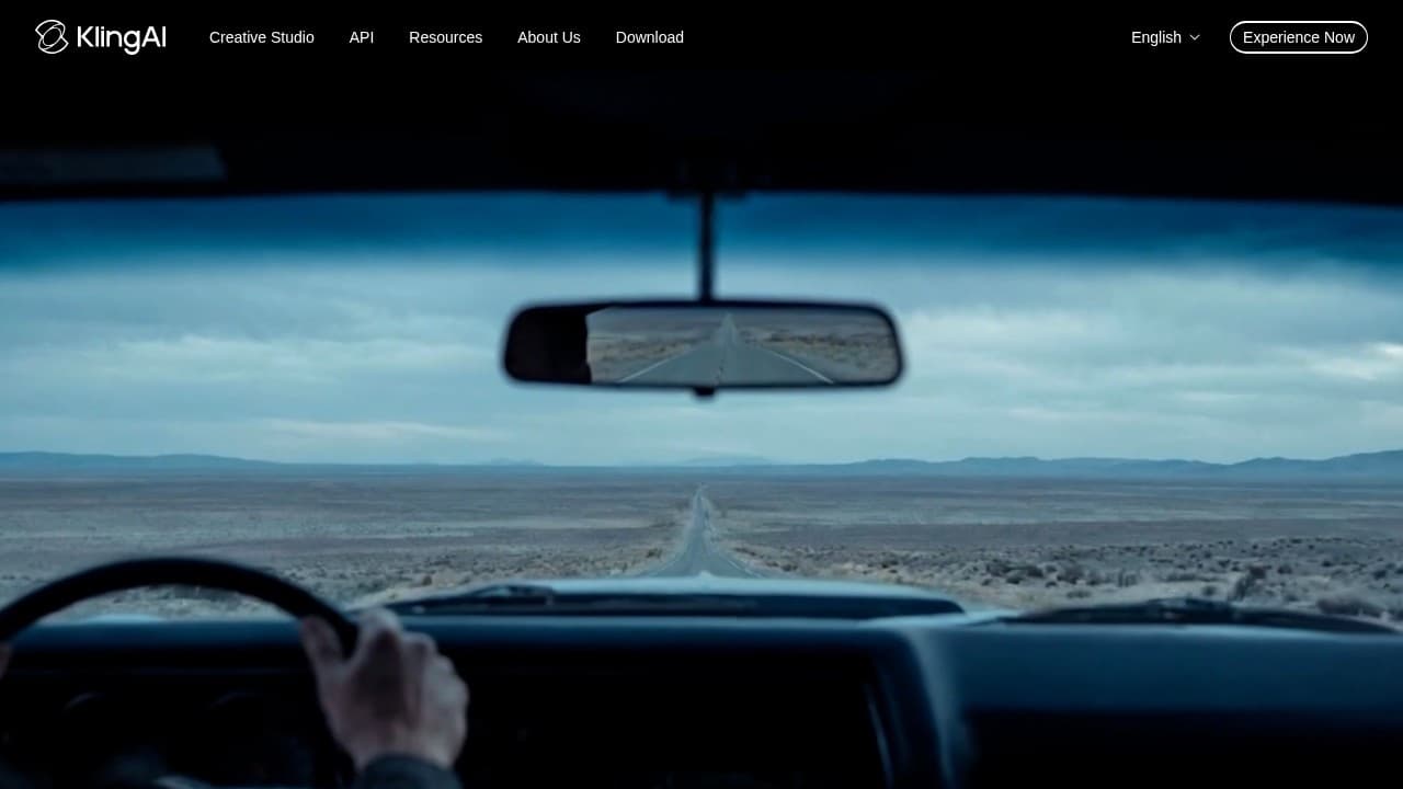 Kling AI (Kling) website screenshot