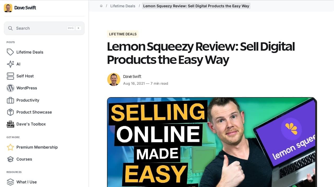 Lemon Squeezy website screenshot