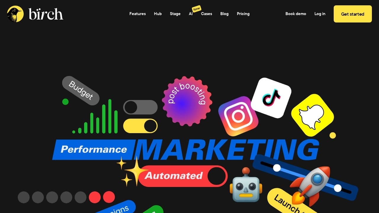 Revealbot website screenshot