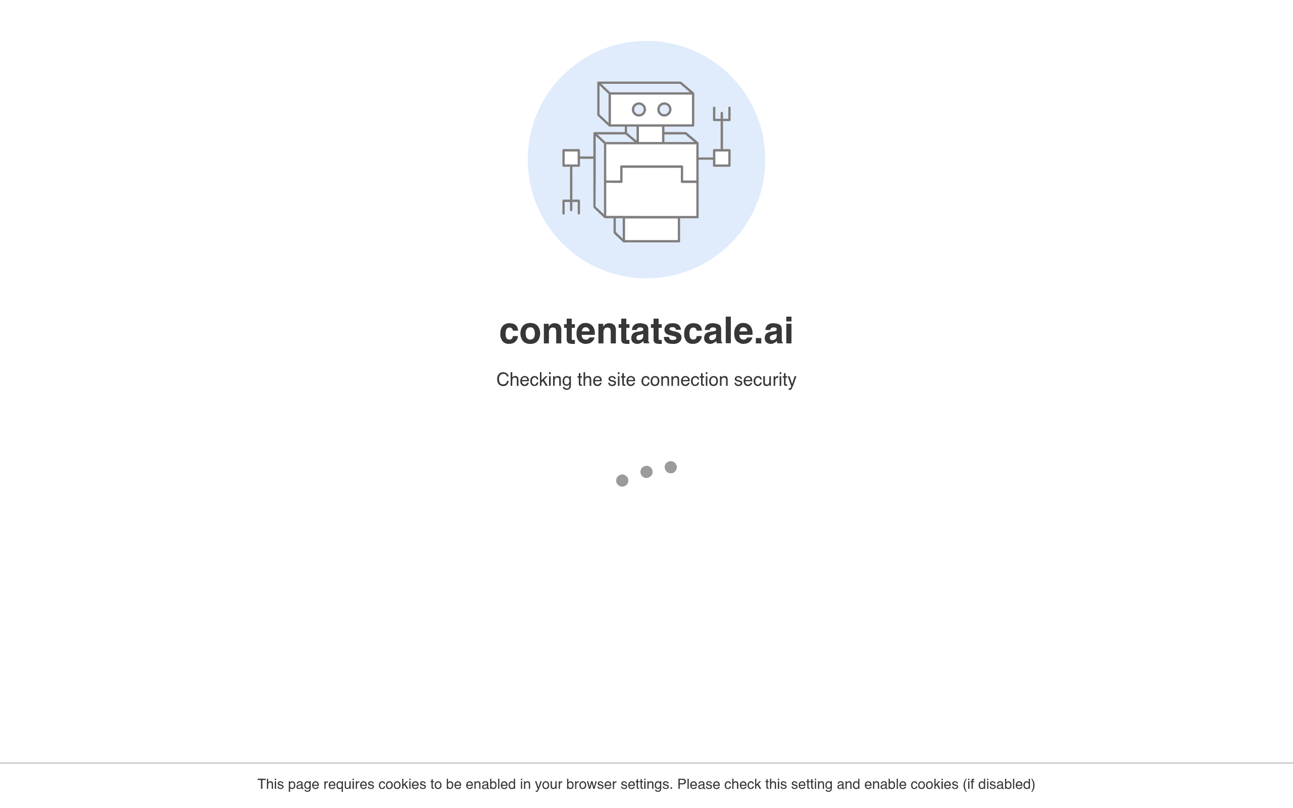 Content at Scale (CaS) website screenshot